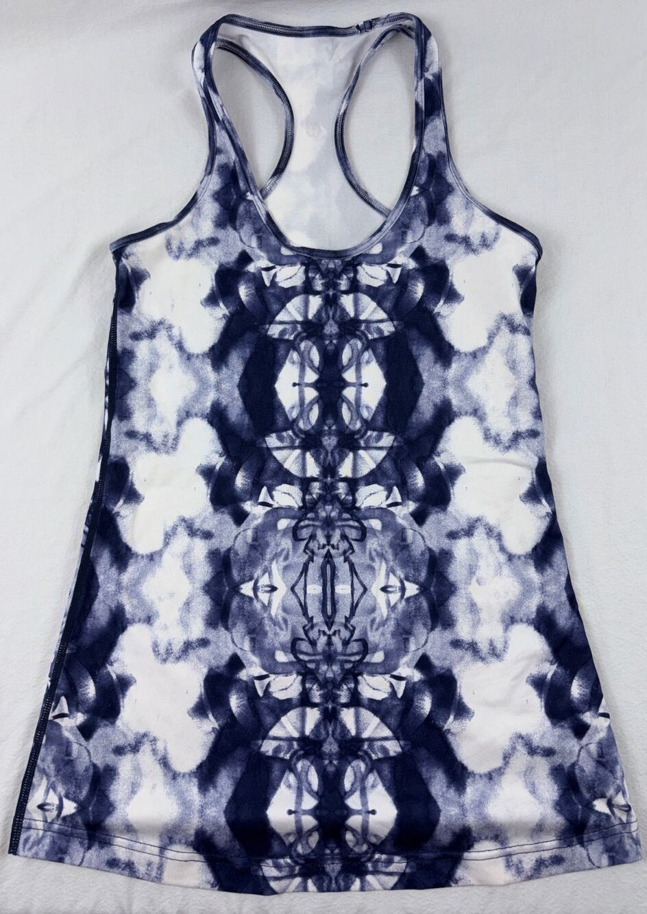 Lululemon TieDye Racerback Tank Navy EUC